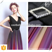 2016 Chic Elegant Chiffon Deep V Luxury Women Gown Floor-length Rainbow Color Evening Dresses for Wholesale